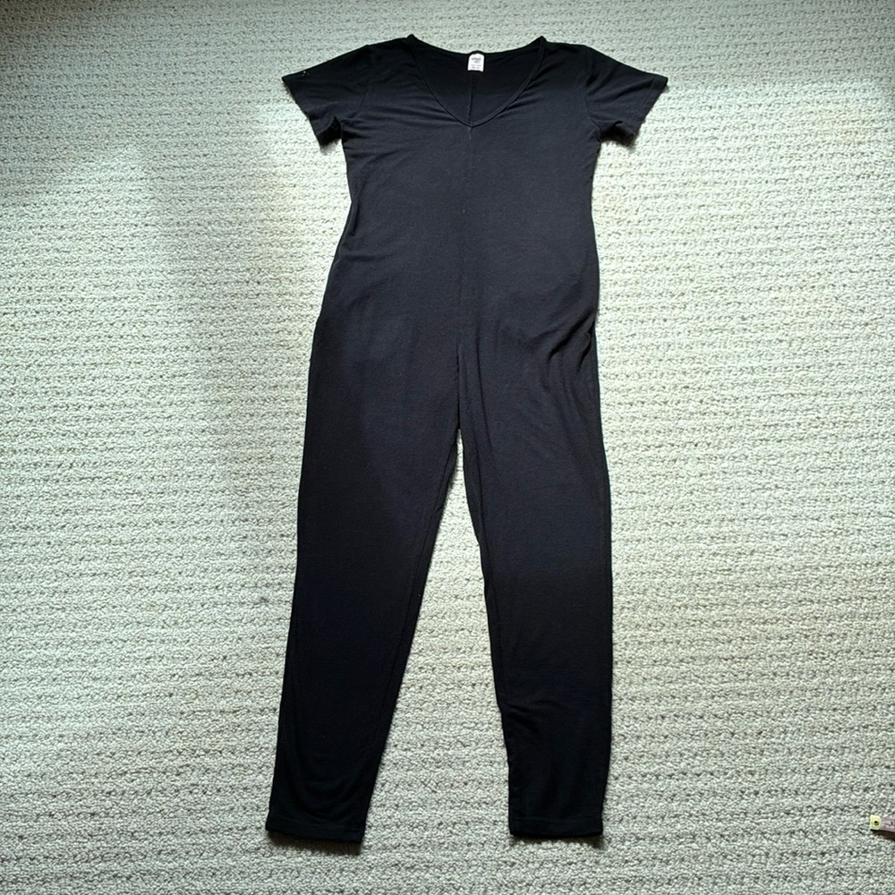 Smash + Tess Women’s Black Short Sleeve Sunday Bamboo Romper Jumpsuit Size XXS - Picture 2 of 12